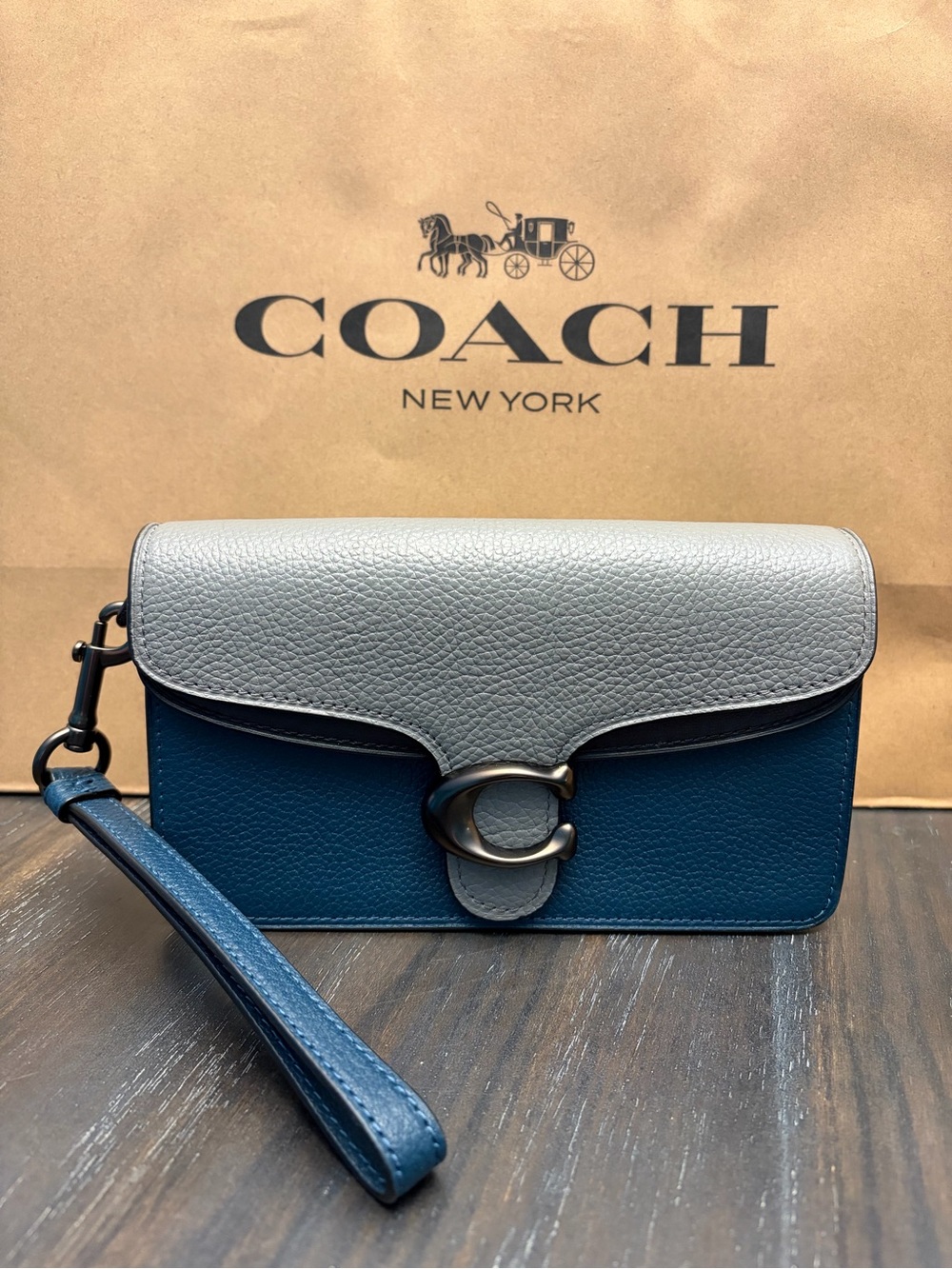 Coach Colorblock Tabby Wristlet/ Crossbody